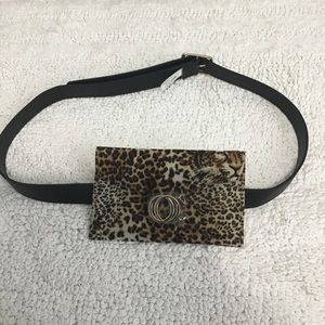 Cheetah Animal Print Belt Bag Wallet
